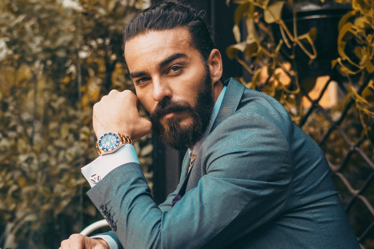 Well-dressed man wearing a watch