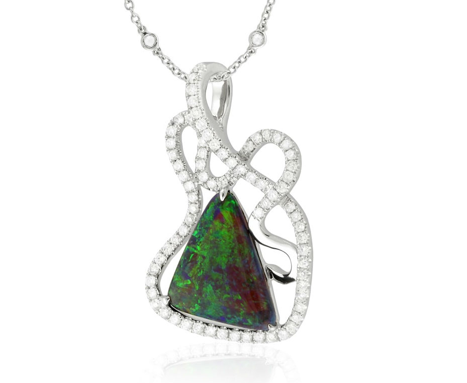 Yael Designs Opal Birthstone Necklace