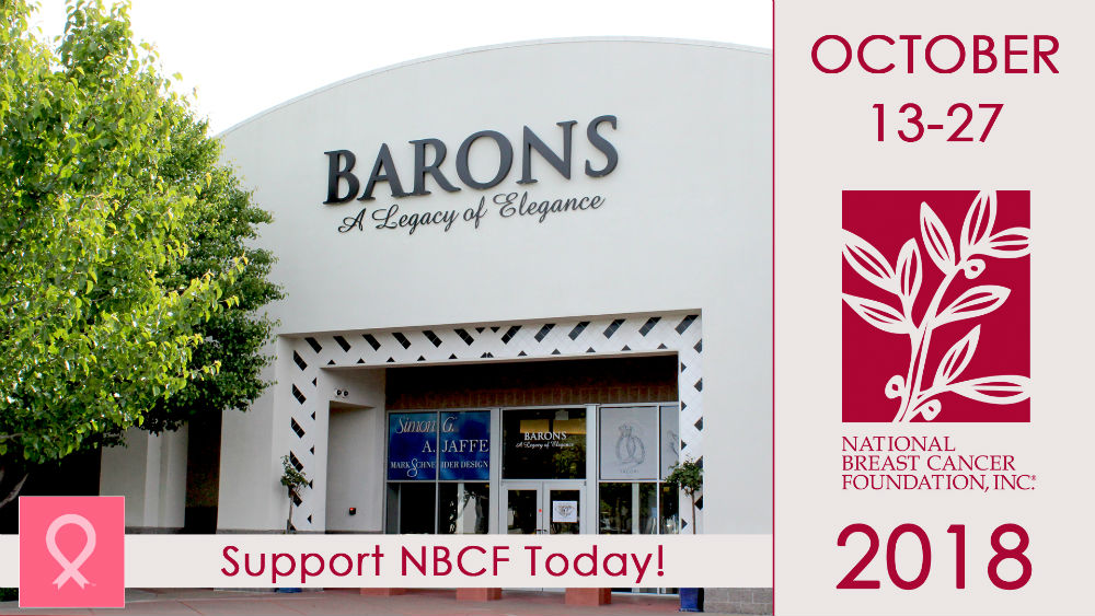 BARONS Jewelers Partners with National Breast Cancer Foundation