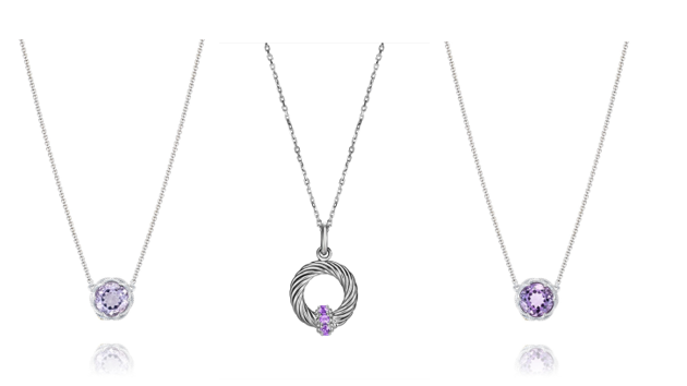 amethyst necklaces