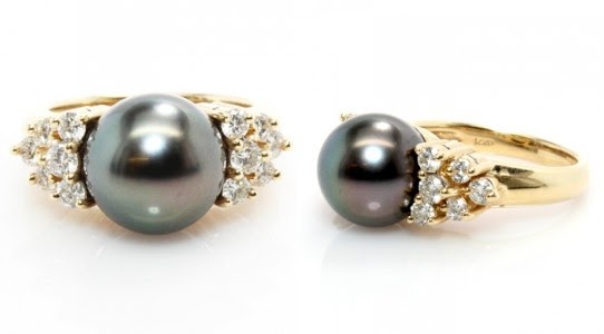 pearl fashion rings