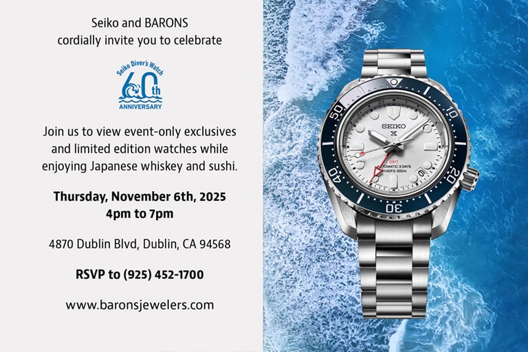 Seiko Event Invitation Seiko Event at BARONS