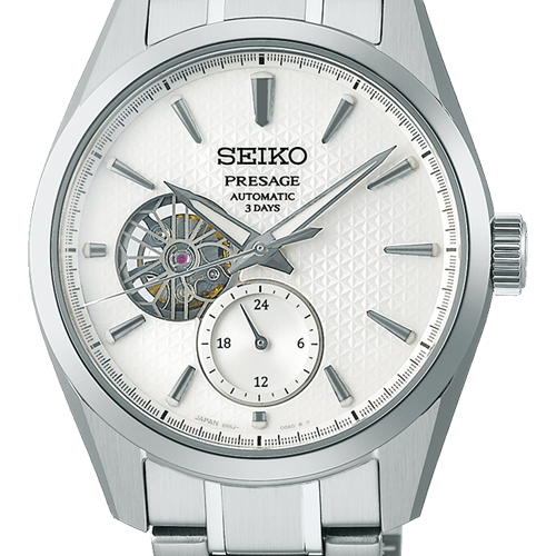 Seiko transparent watch top