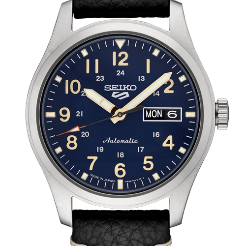 Seiko 5 Sports 39.4mm Automatic Field Style Watch SRPG39