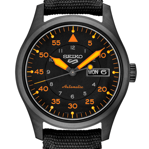 Seiko 5 Sports 39.4mm Automatic Pilot Style Watch SRPH33
