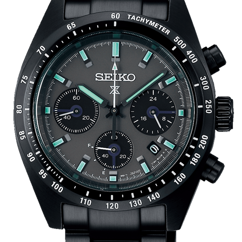 Seiko solar 100m black cheap