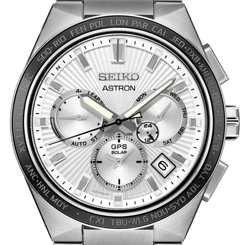 Seiko Astron GPS 5X Titanium Solar Watch SSH117