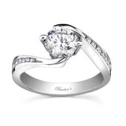 Barkev's White Gold Engagement Ring #7533L Barkev's White Gold Engagement Ring #7533L