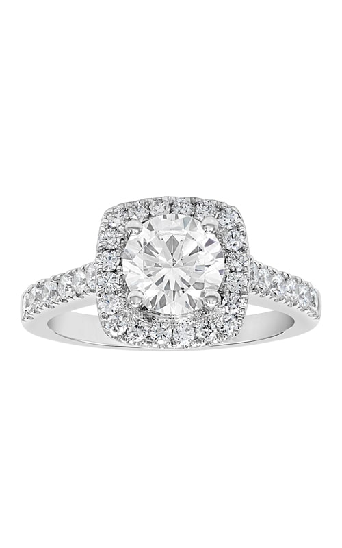 14K Cushion Halo Diamond Engagement Ring BARON00109-Y 14K Cushion Halo Diamond Engagement Ring BARON00109-Y