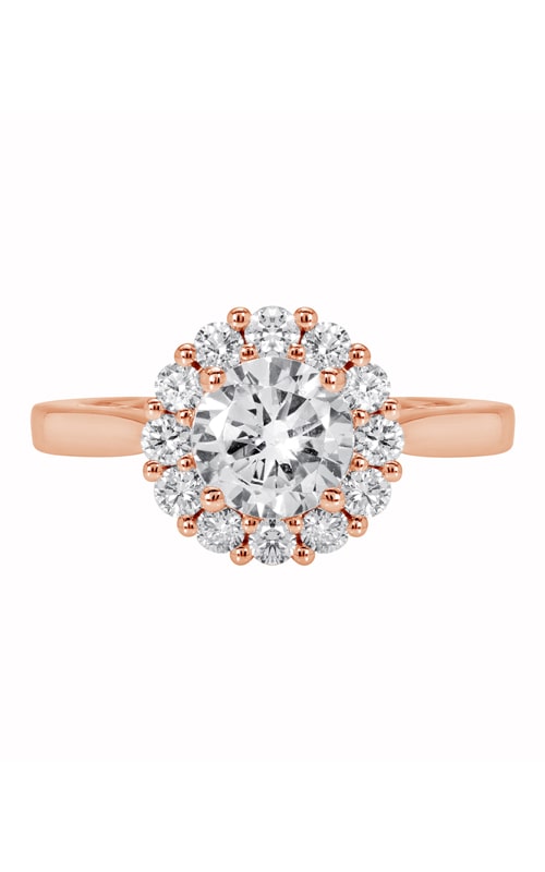 14K Classic Diamond Halo Engagement Ring BARON00064-P 14K Classic Diamond Halo Engagement Ring BARON00064-P