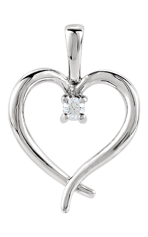 14K Gold Heart Pendant #80030-53605-P 14K Gold Heart Pendant #80030-53605-P