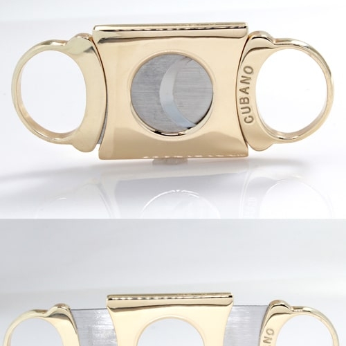14K Yellow Gold Cubano Cigar Cutter, GOMS00380