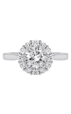 14K Classic Diamond Halo Engagement Ring BARON00064