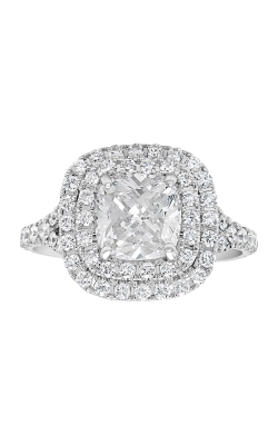 14K Double Cushion Halo Diamond Engagement Ring BARON00125 14K Double Cushion Halo Diamond Engagement Ring BARON00125