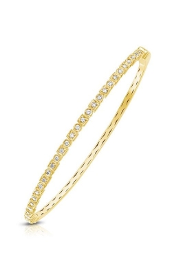 14K Yellow Gold Diamond Bangle Bracelet RB60023Y