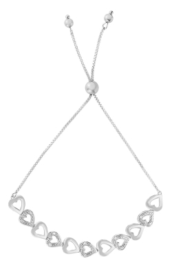 Silver Heart Bracelet #AGBRC5355-0925