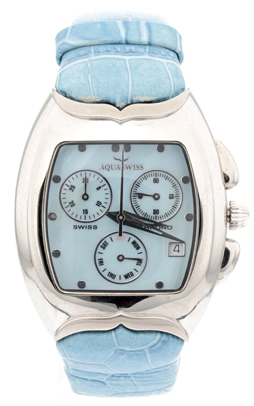 Aquaswiss Blue Whale Chronograph Watch