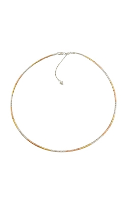 14K Tricolor & White Gold Reversible 17