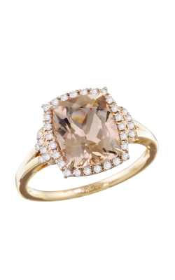 Bellarri Forever Young 14K Rose Gold Diamond & Morganite Ring, Style R9517PG14MO