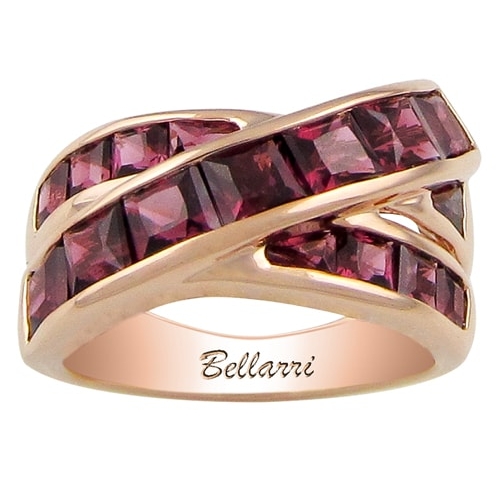 Bellarri Eternal Love 14K Rose Gold  Rhodolite Ring, Style R9160PG14RH