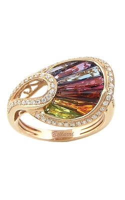 Bellarri La Bouquet 14K Rose Gold Diamond & Multi-Color Ring, Style R8617PG14M