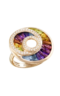 Bellarri Cove 14K Rose Gold Diamond & Multicolor Gemstone Ring, Style R9456PG14M