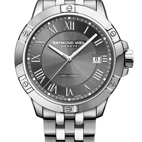 Raymond Weil Tango Classic Grey Quartz Watch 41mm Style 8160 ST 00608