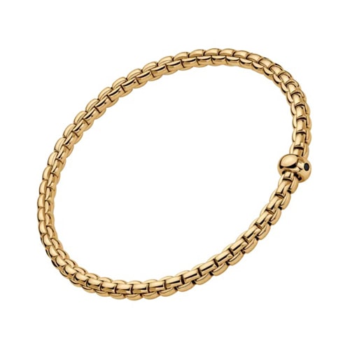 【激安通販 オンラインショップ】 Eka 01M01BX-BN-G Bracelet Diamond Black & Gold Flexible 18K アクセサリー