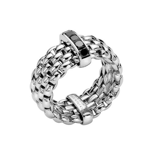 Panorama 18K Flex'it Ring with Black Diamonds 52504AX-BN-B-XBX-0XL Panorama 18K Flex'it Ring with Black Diamonds 52504AX-BN-B-XBX-0XL