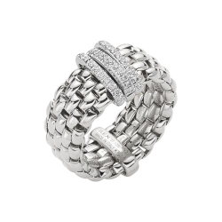 Panorama 18K Gold Flex'it Ring with Pave Diamonds 58704AX-PB-B-BBB-00S thumbnail 1