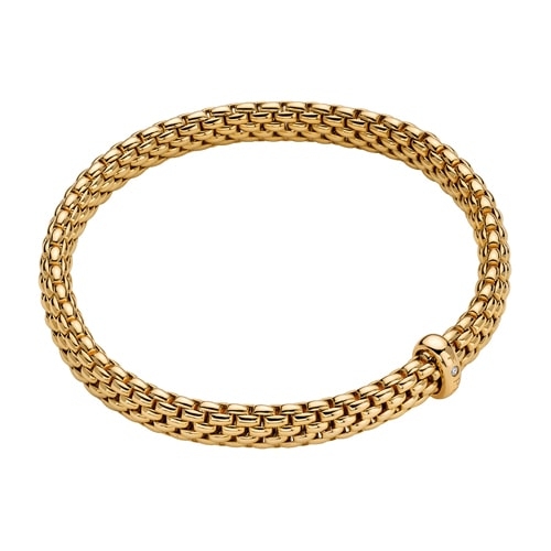 Vendome 18K Gold Flex'it Bracelet with Diamond 01M02BX-BB-G-XGX-00M