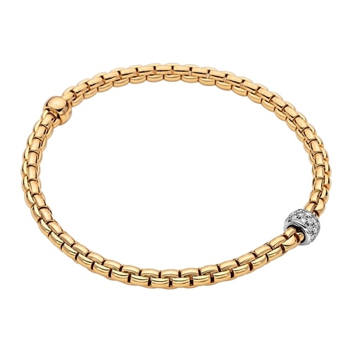 Eka 18K Flexible Gold & Diamond Bracelet 73301BX-PB-G-XBX-00L