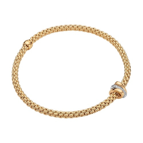 Prima 18K Flexible Gold & Diamond Bracelet 74408BX-BB-G-GBG-00L