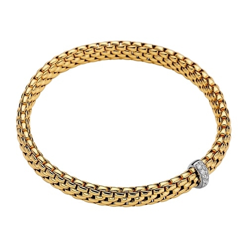 Vendome 18K Flexible Gold & Diamond Bracelet 56002BX-BB-G-XBX-00M