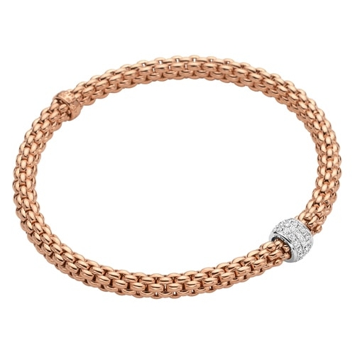 Solo 18K Flexible Gold & Diamond Bracelet 63406BX-PB-R-XBX-00M