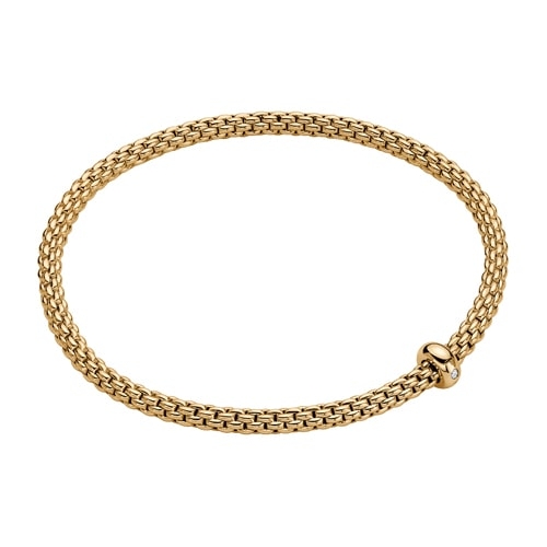 Prima 18K Flexible Gold & Diamond Bracelet 01M08BX-BB-G-XGX-00M