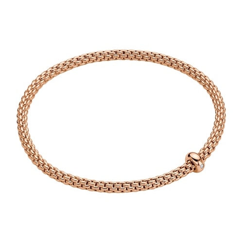 Prima 18K Flexible Gold & Diamond Bracelet 01M08BX-BB-R-XRX-00M