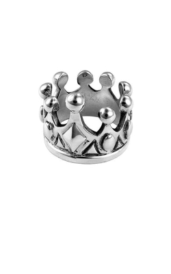 King Baby Silver Crown Ring