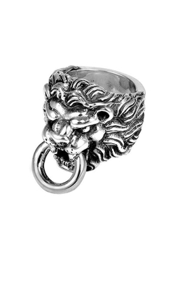 King Baby Silver Lion Head Ring K20-5050-10