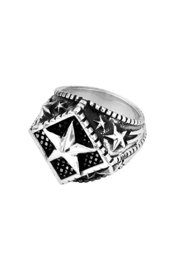 King Baby Silver Diamond Star Ring K20-5125-10
