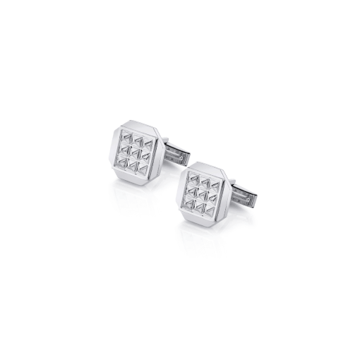 Michael M Silver Men's Tetra Octagon Cufflinks