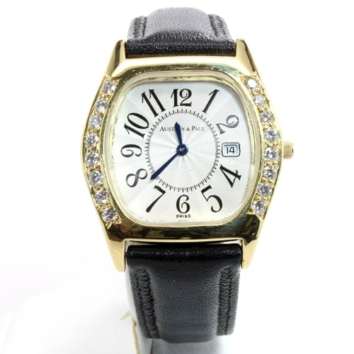 Austern & Paul 18K Yellow Gold Diamond Watch #WAG00046