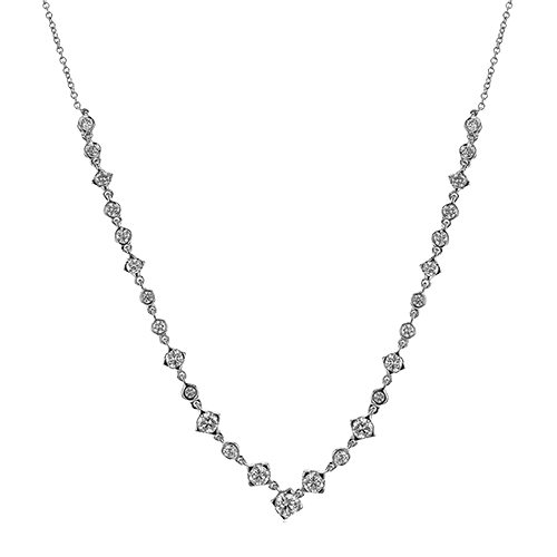 Simon G SG Diamond V Necklace LP5148