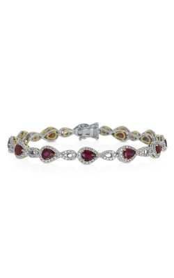 18K Two-Tone Ruby & Diamond Bracelet DBRP02605