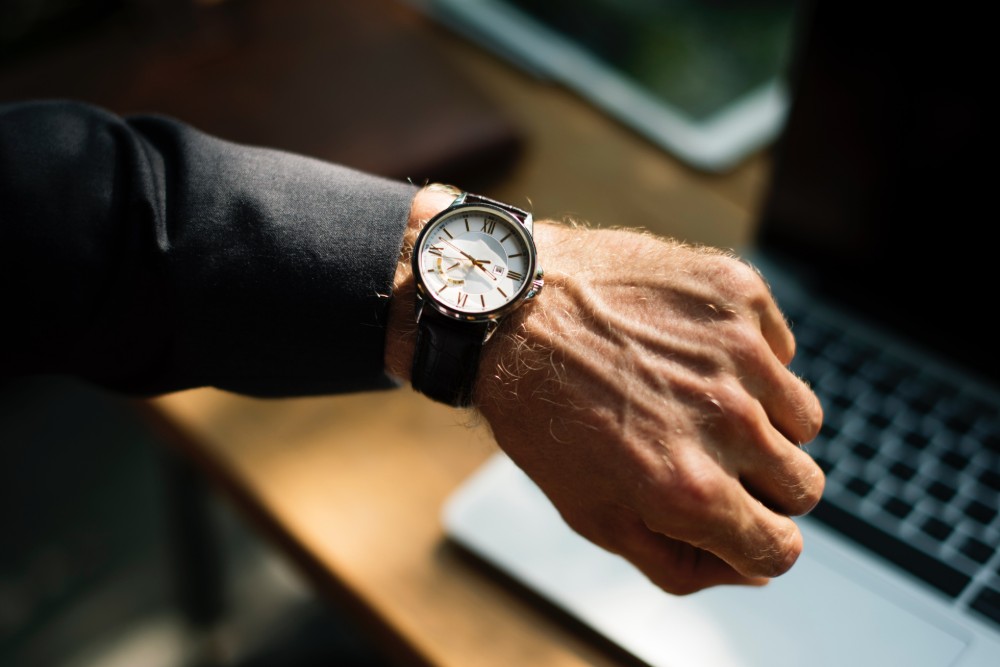 man with watch